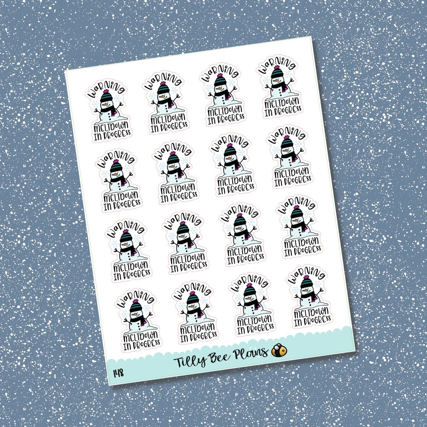 Meltdown in Progress - Snarky Planner Stickers 148