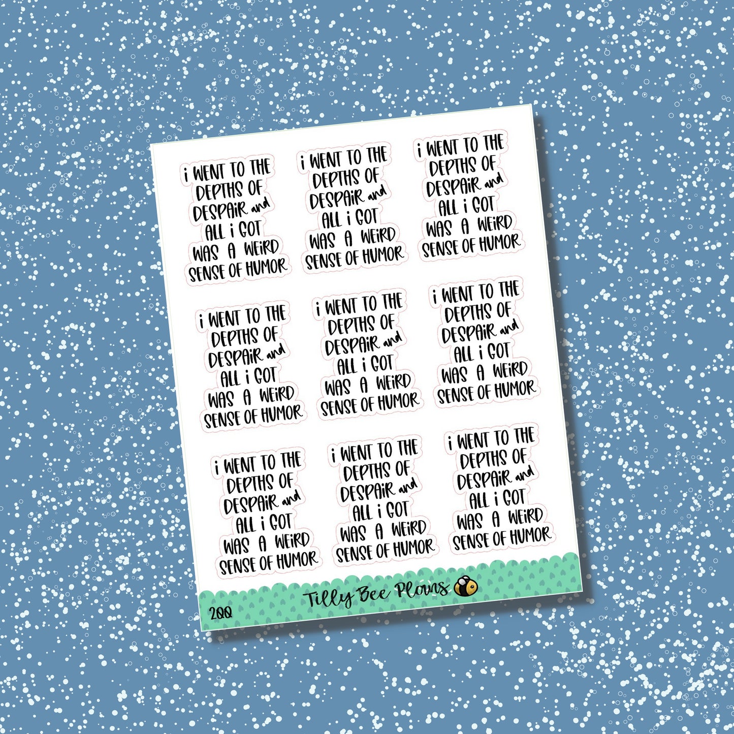 I Went To The Depths of Despair - 200