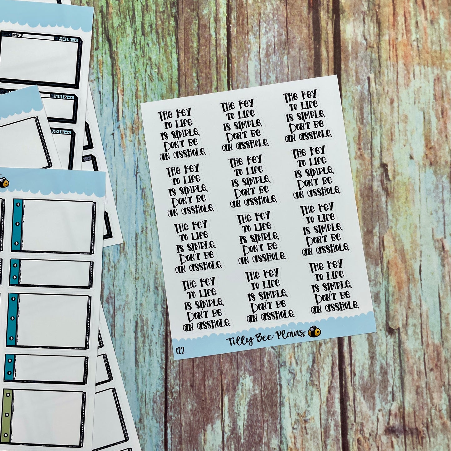 The Key to Life is Simple, Don't Be an Asshole - 122