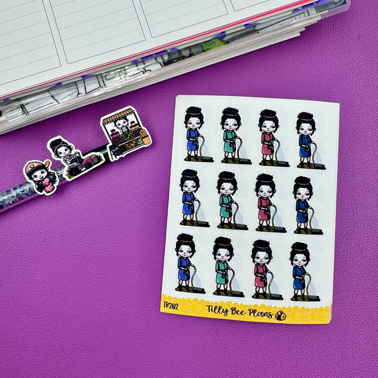 Tilly Watering the Garden - TB202