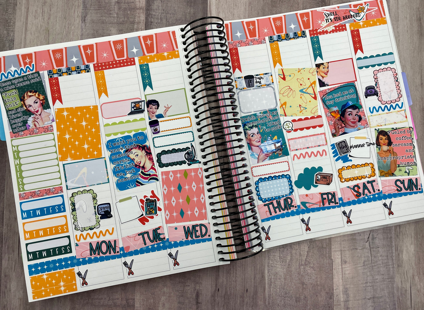 A Little Retro, A Little Rude - Vertical Kit 030V