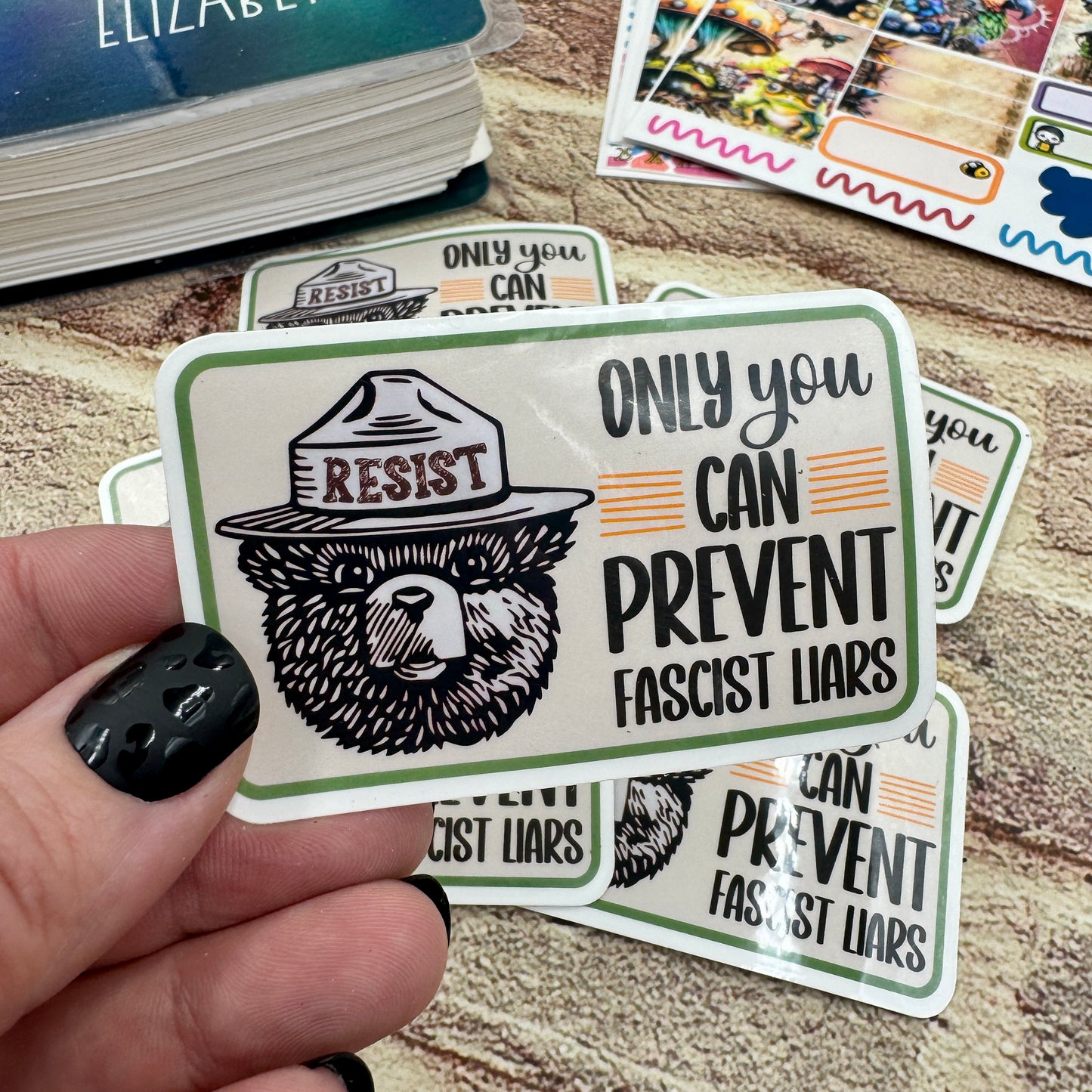 Only You Can Prevent Fascist Liars Die Cut
