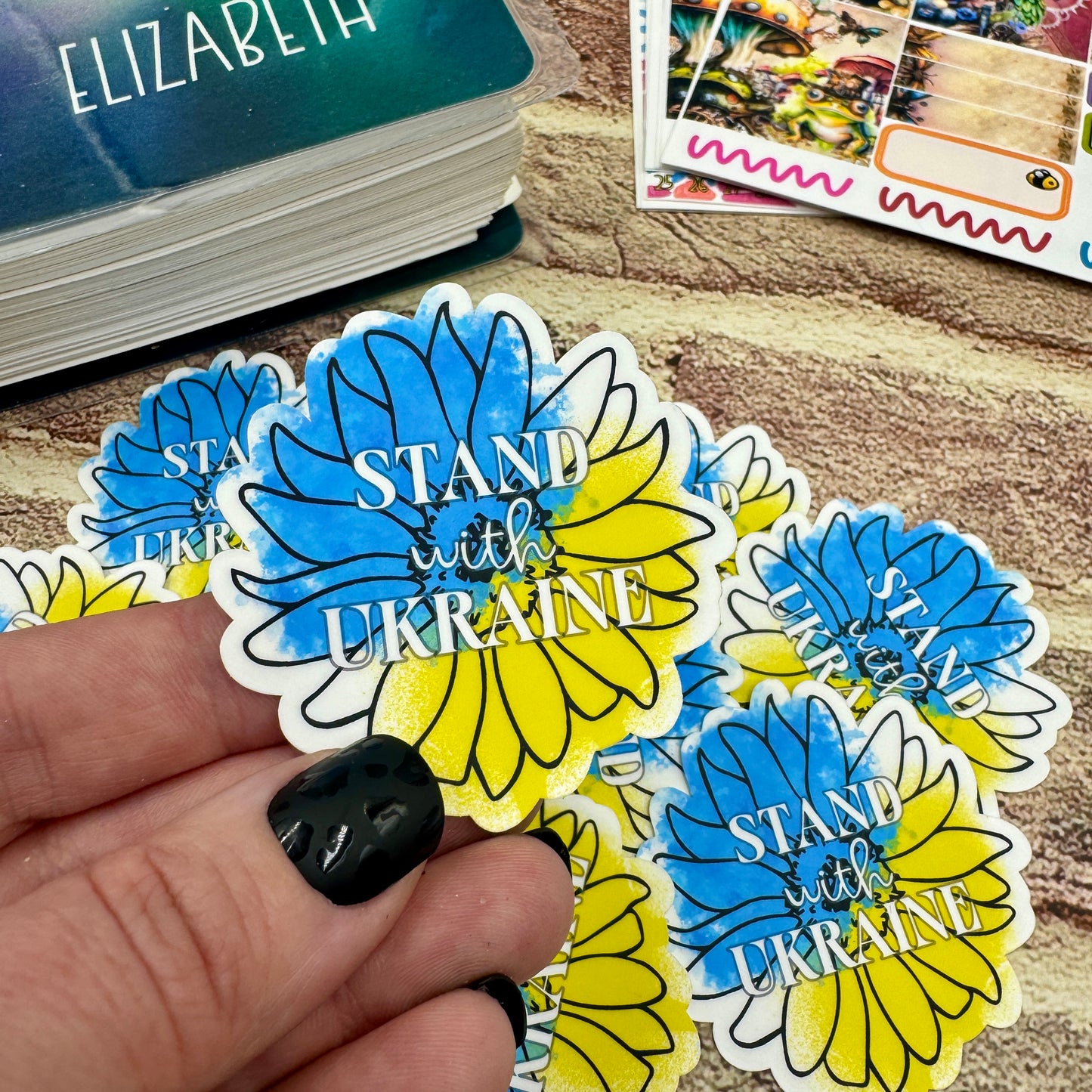Stand with Ukraine Die Cut Sticker