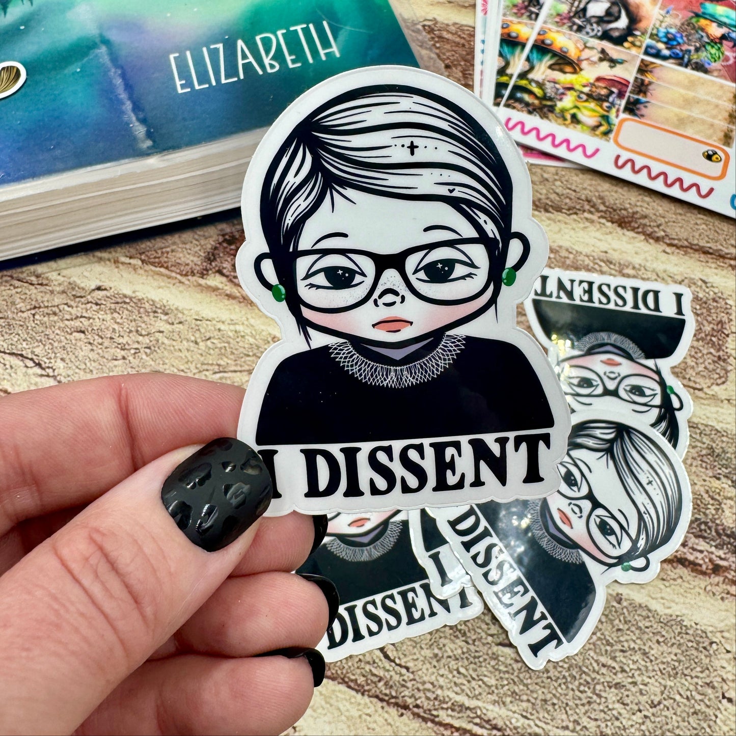 RBG Dissent Die Cut Sticker