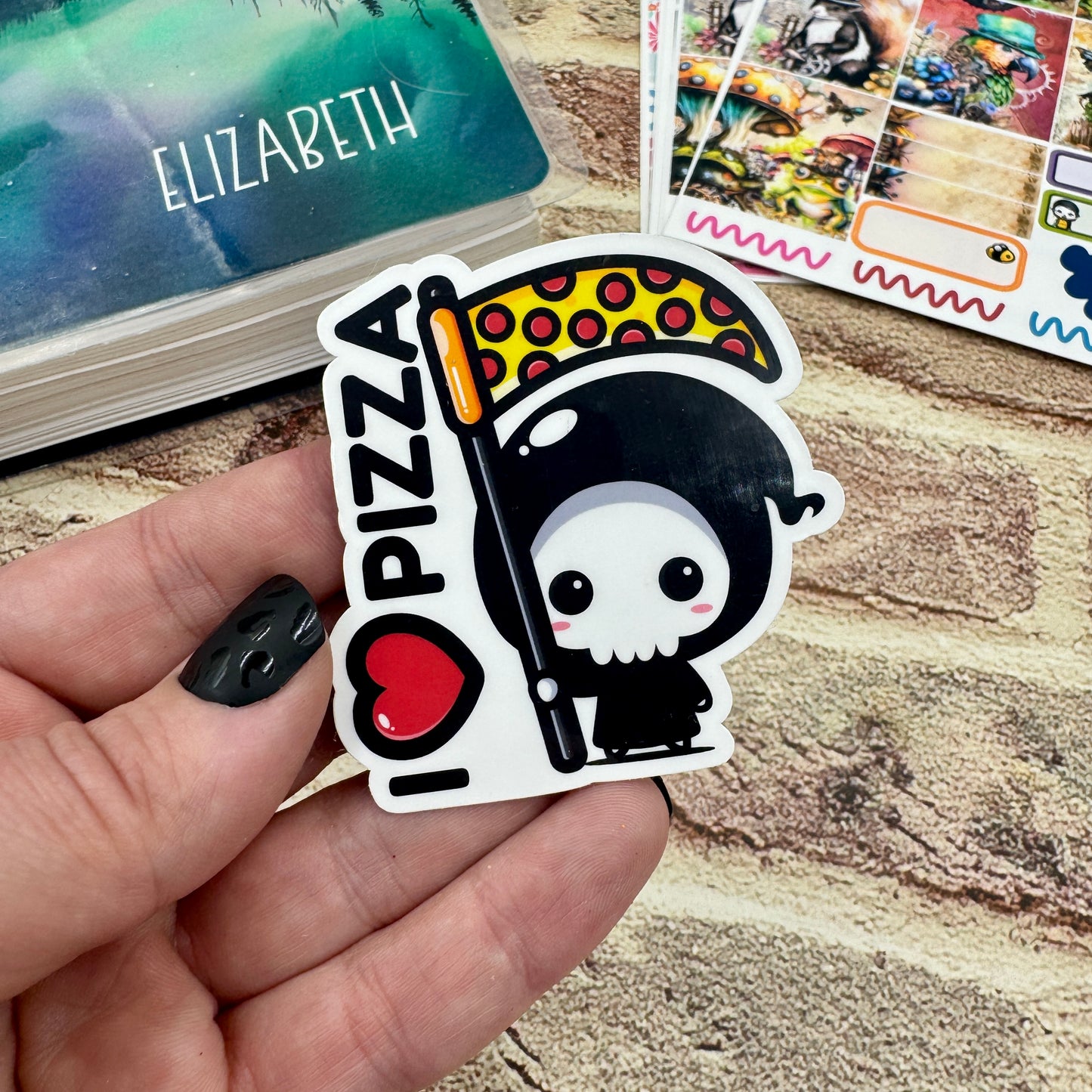 I Love Pizza Die Cut