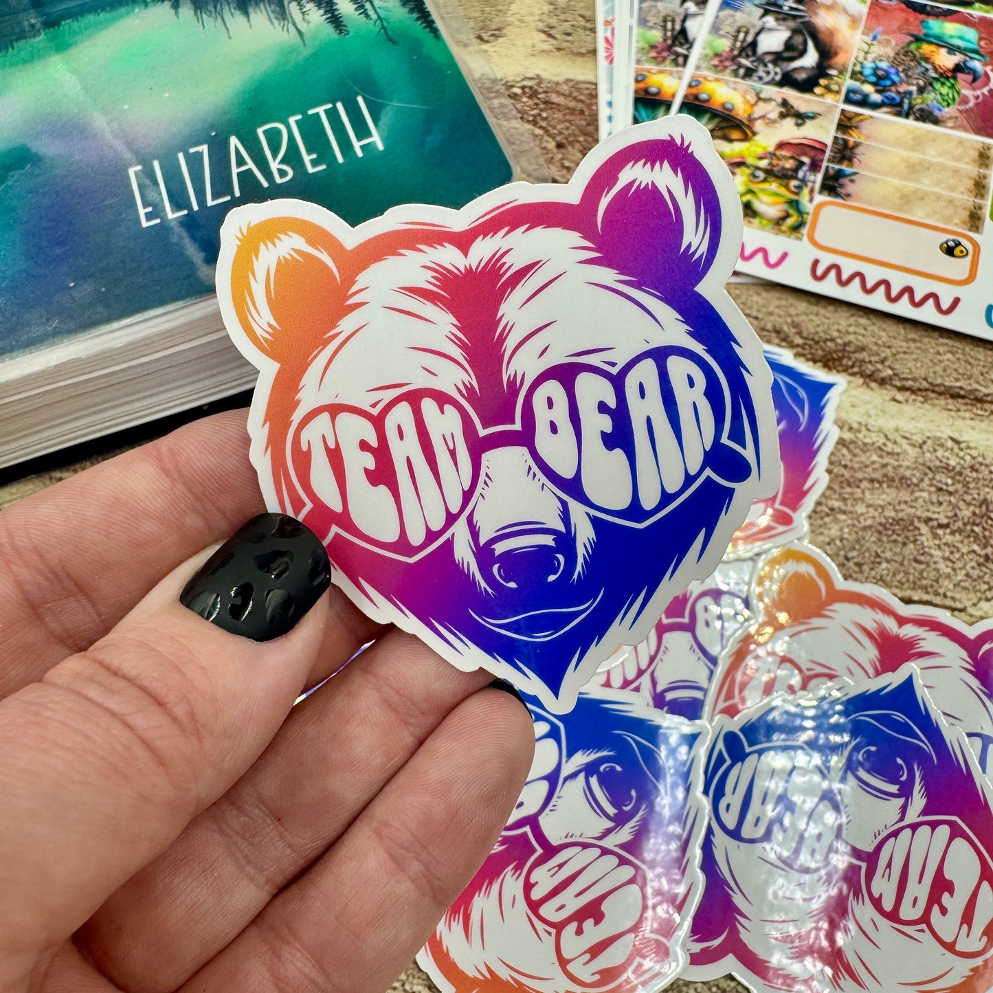 Team Bear Die Cut