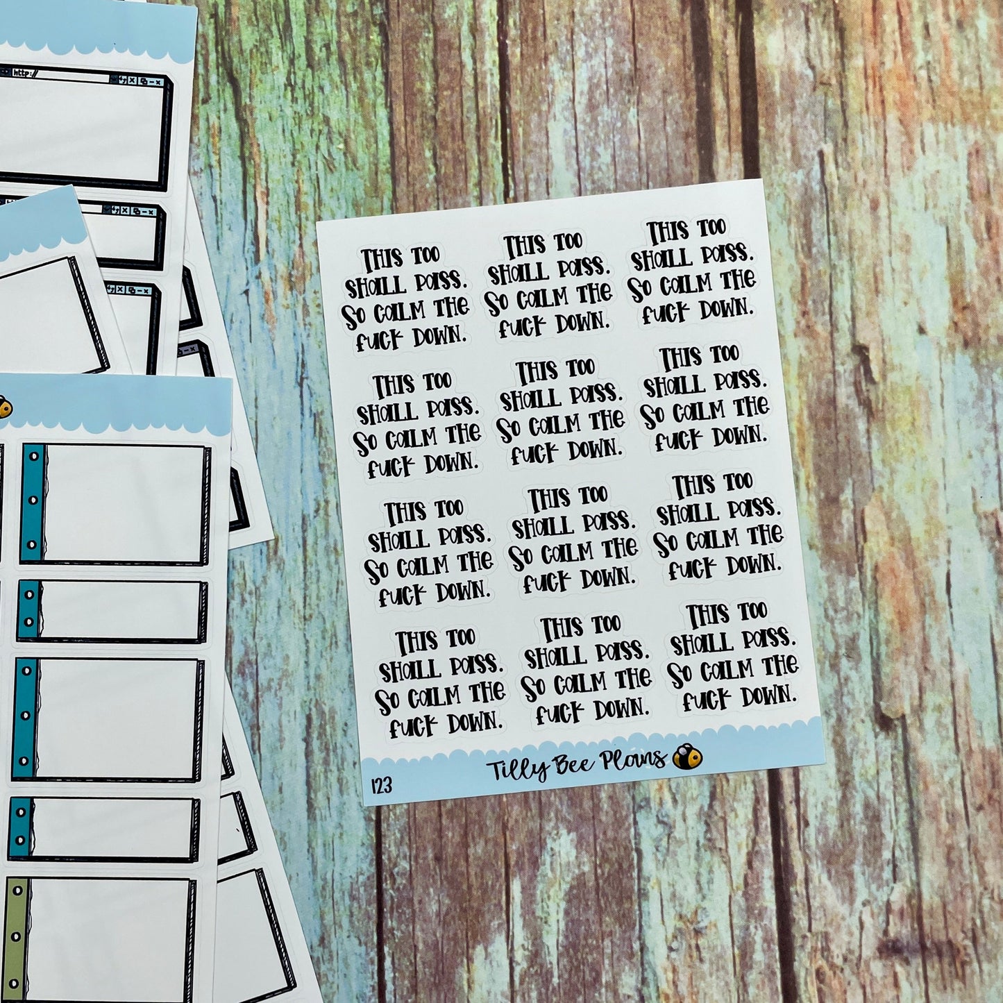 This Too Shall Pass, So Calm the Fuck Down - 123