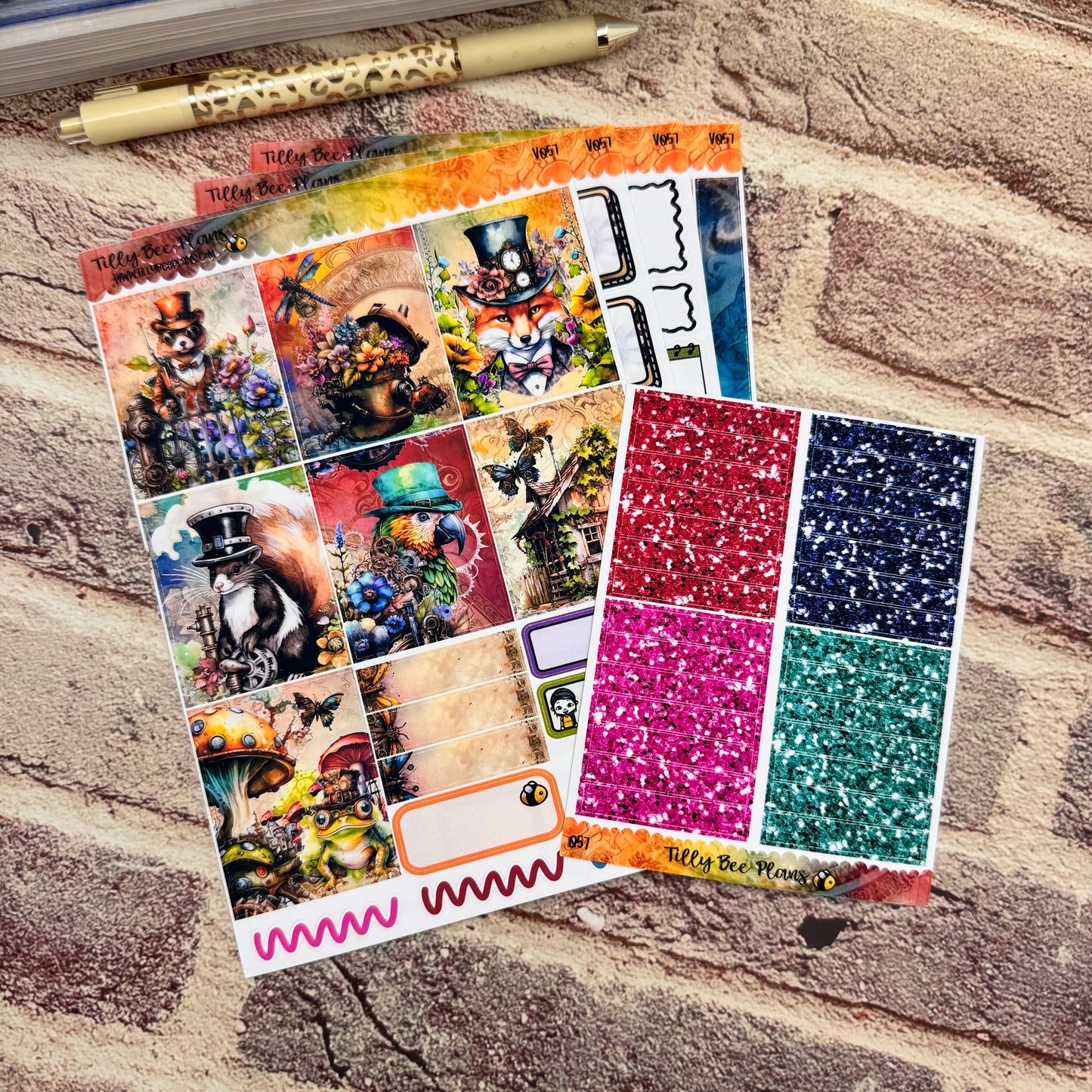 057 Vertical Sticker Kit