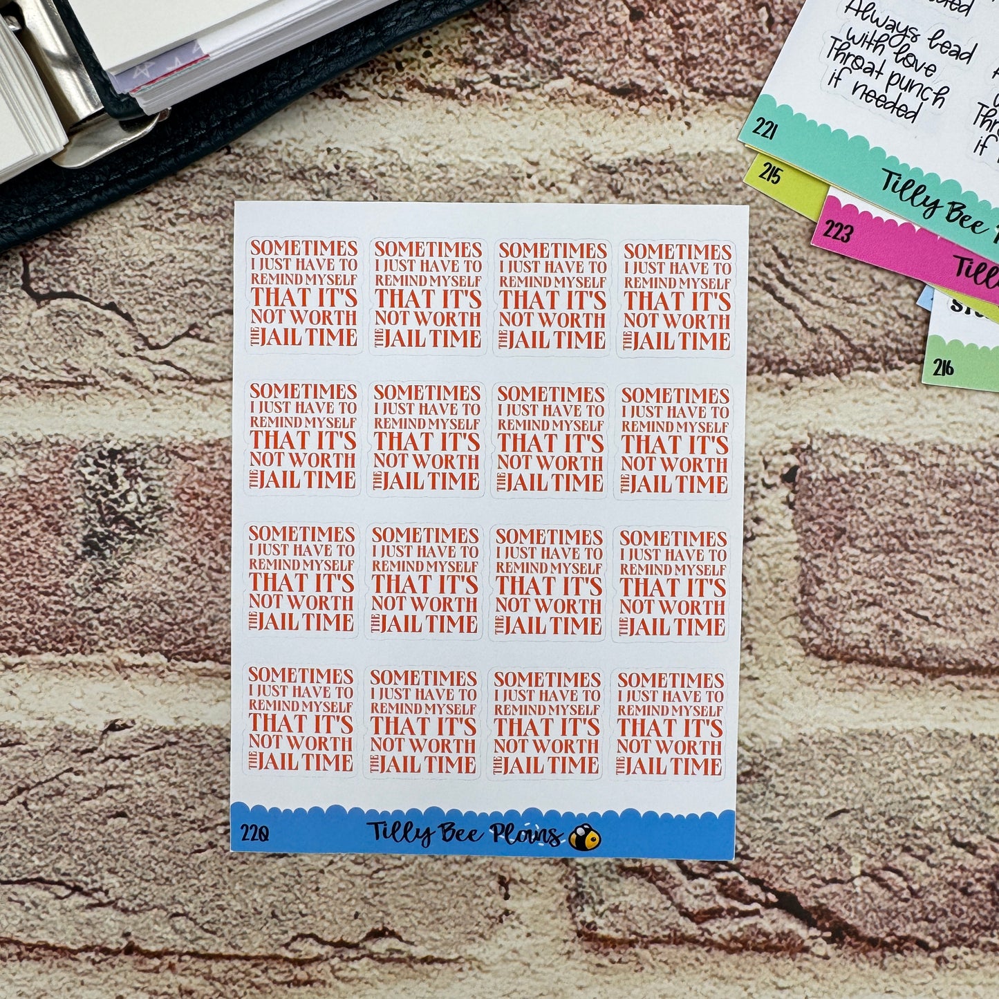 Not Worth the Jail Time - 220