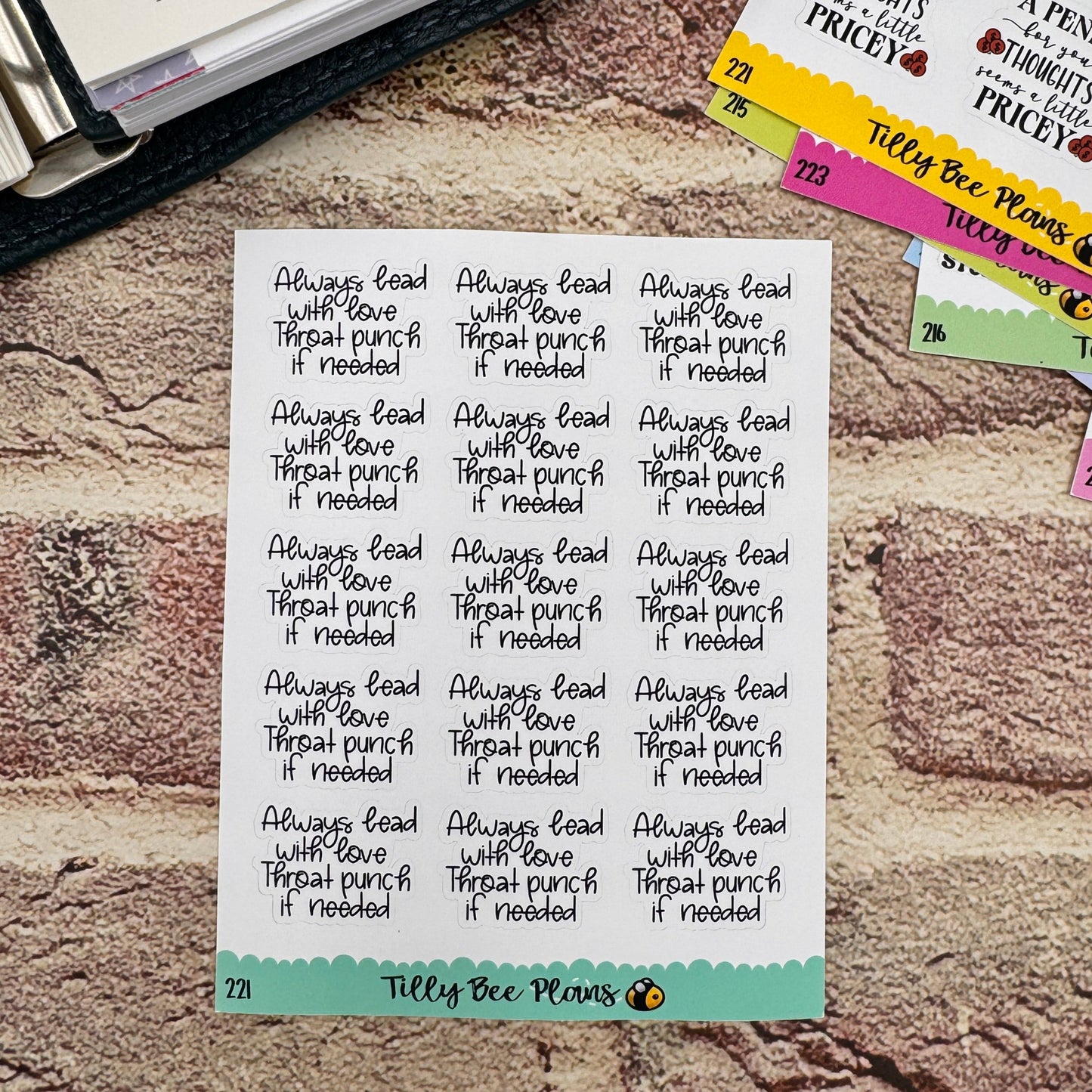 Throat Punch If Needed - 221