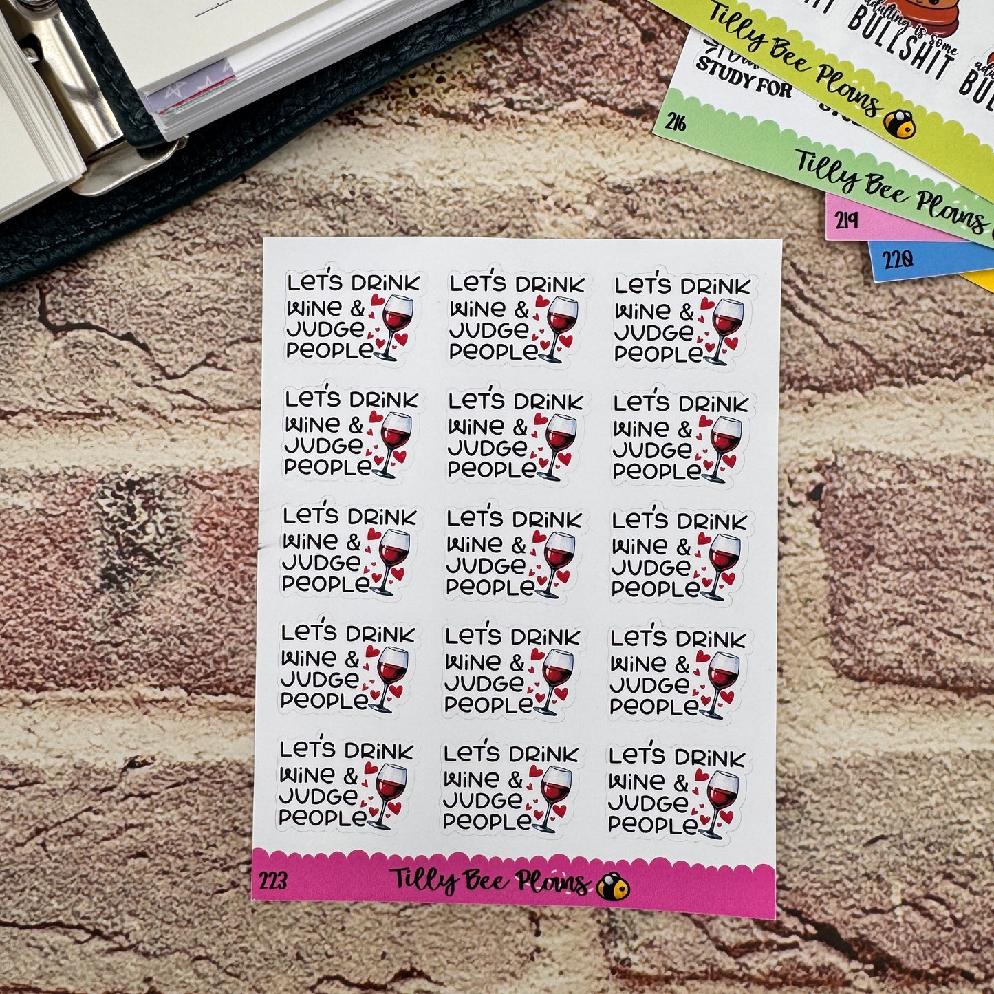 Drink Wine & Judge People - 223