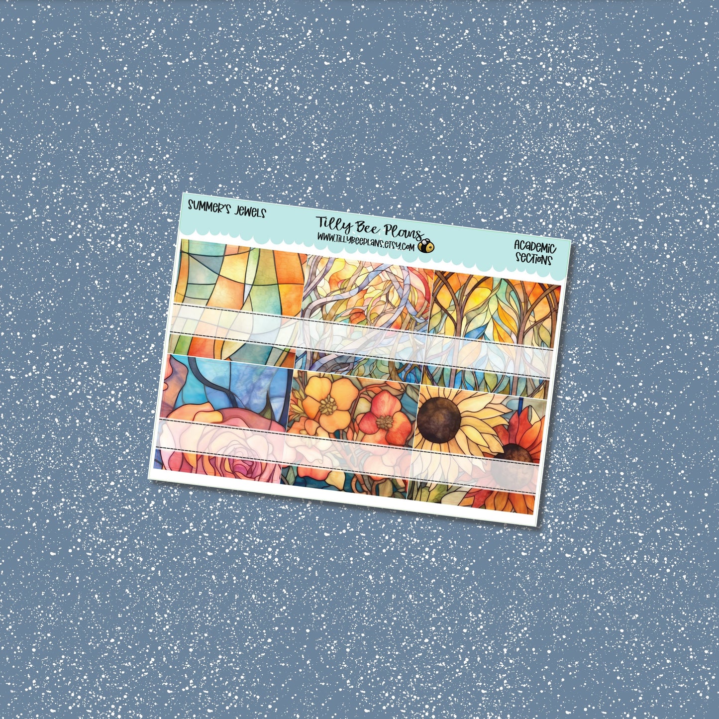 Summer's Jewels - Academic Sticker Kit 029A
