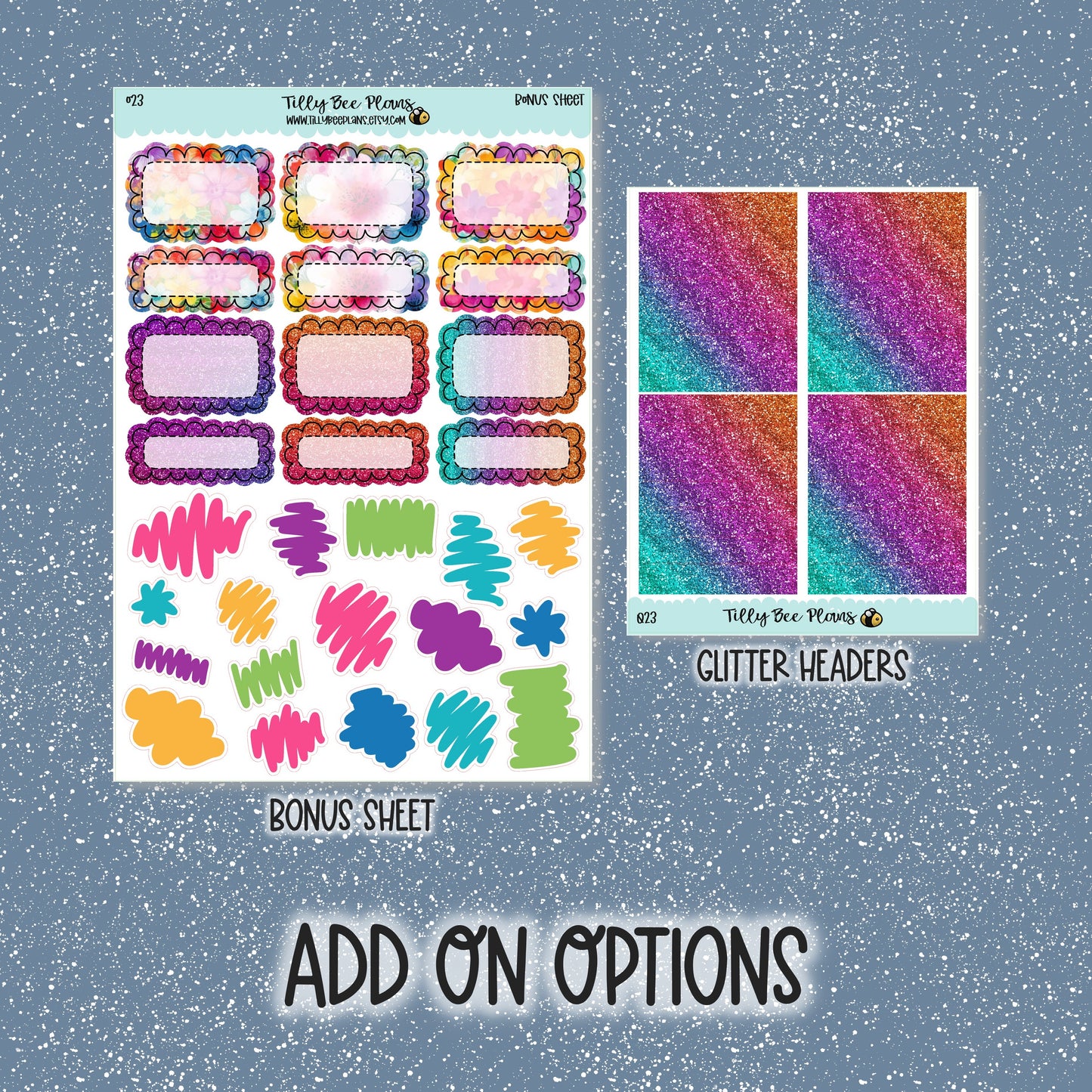 Rainbow Floral - B6/Horizontal/PPW Kit