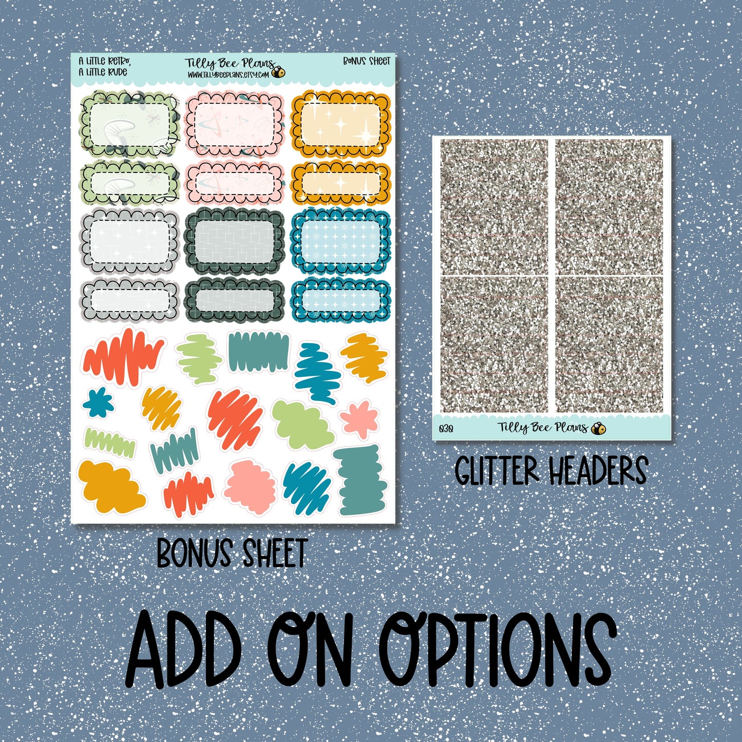 A Little Retro, A Little Rude - Scribbles and Scraps 030S