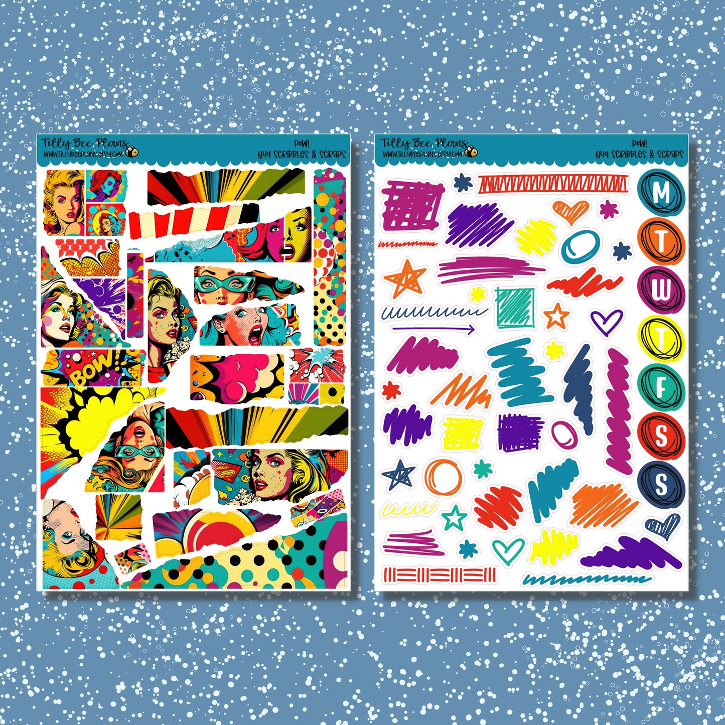 Pow!- Scribbles & Scraps 049S