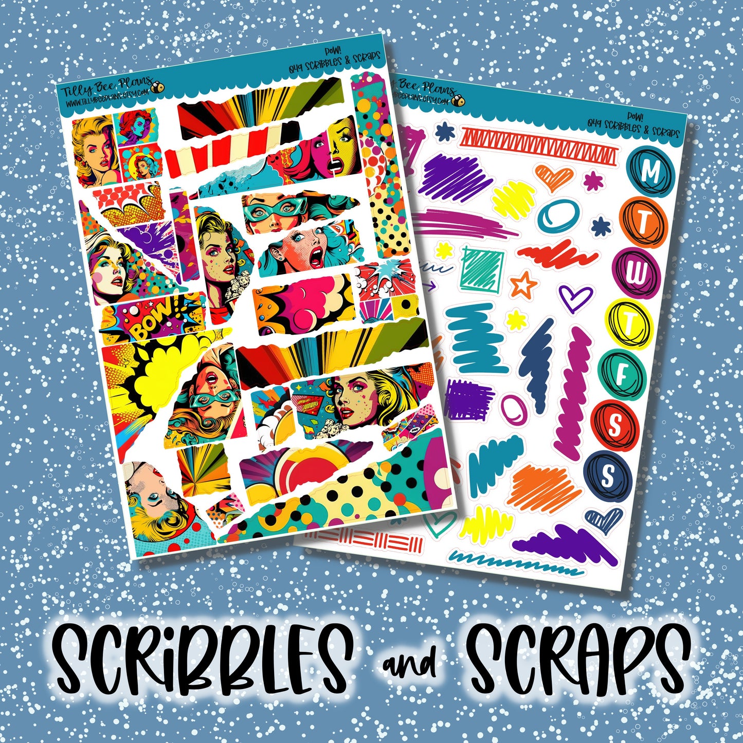 Pow!- Scribbles & Scraps 049S