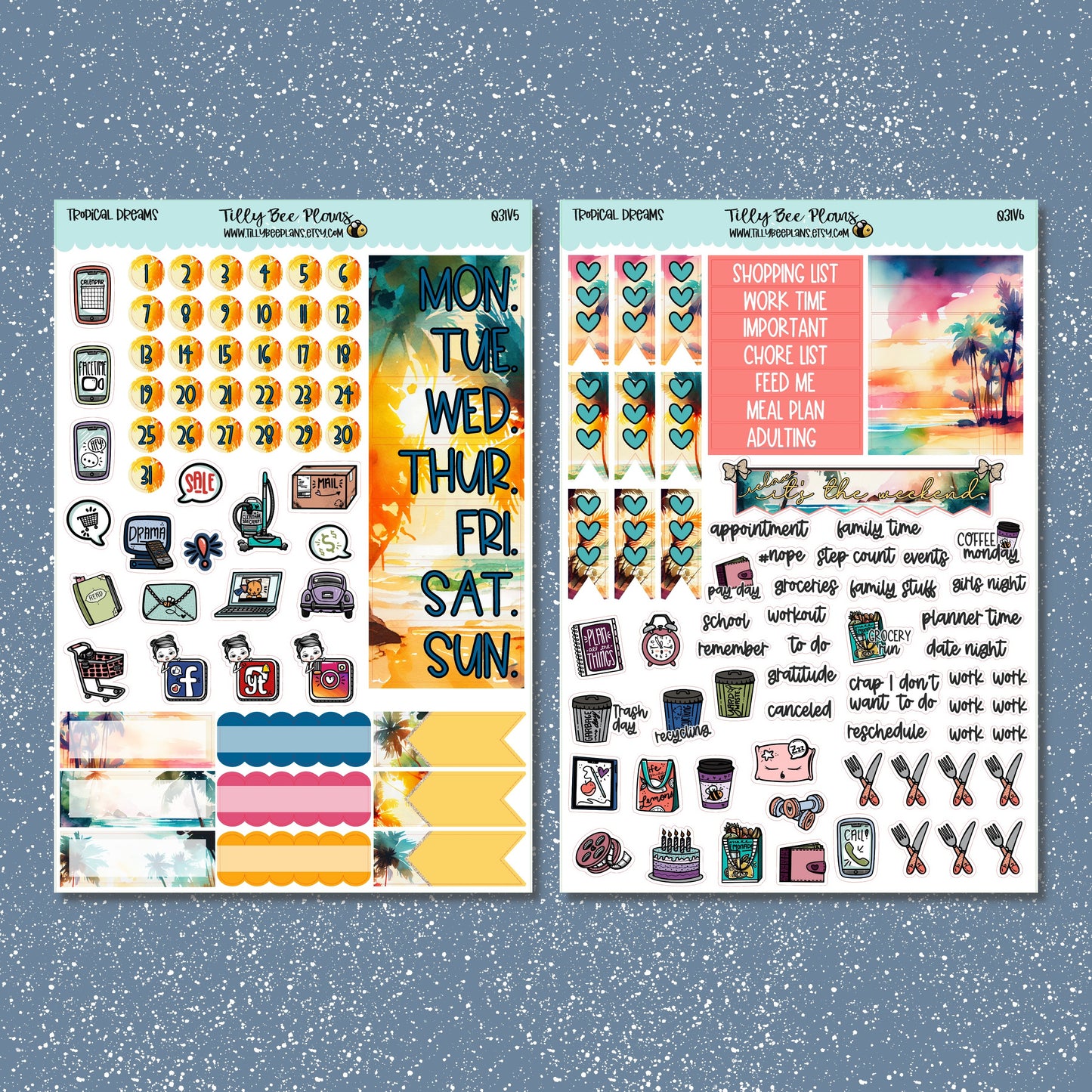 Tropical Dreams - Vertical Kit 031V