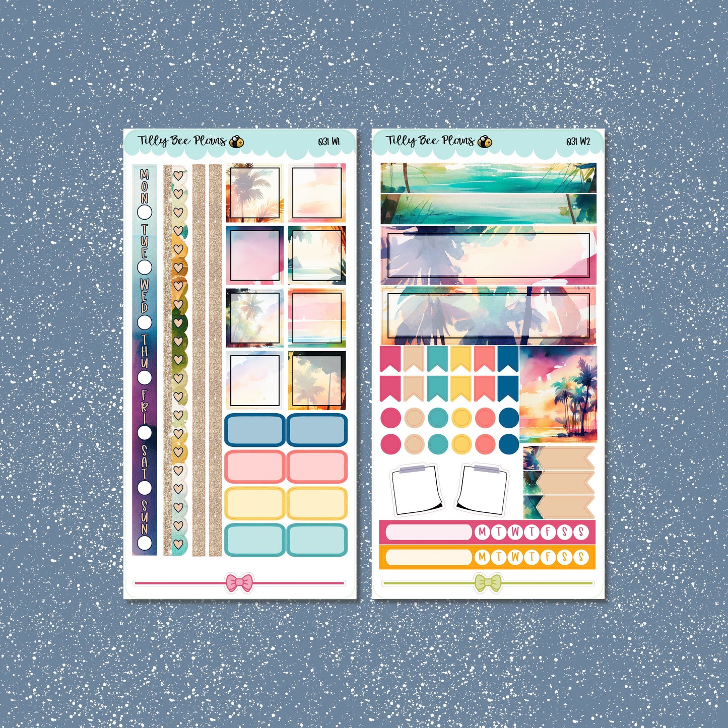 Tropical Dreams- Hobo Weeks Kit 031W