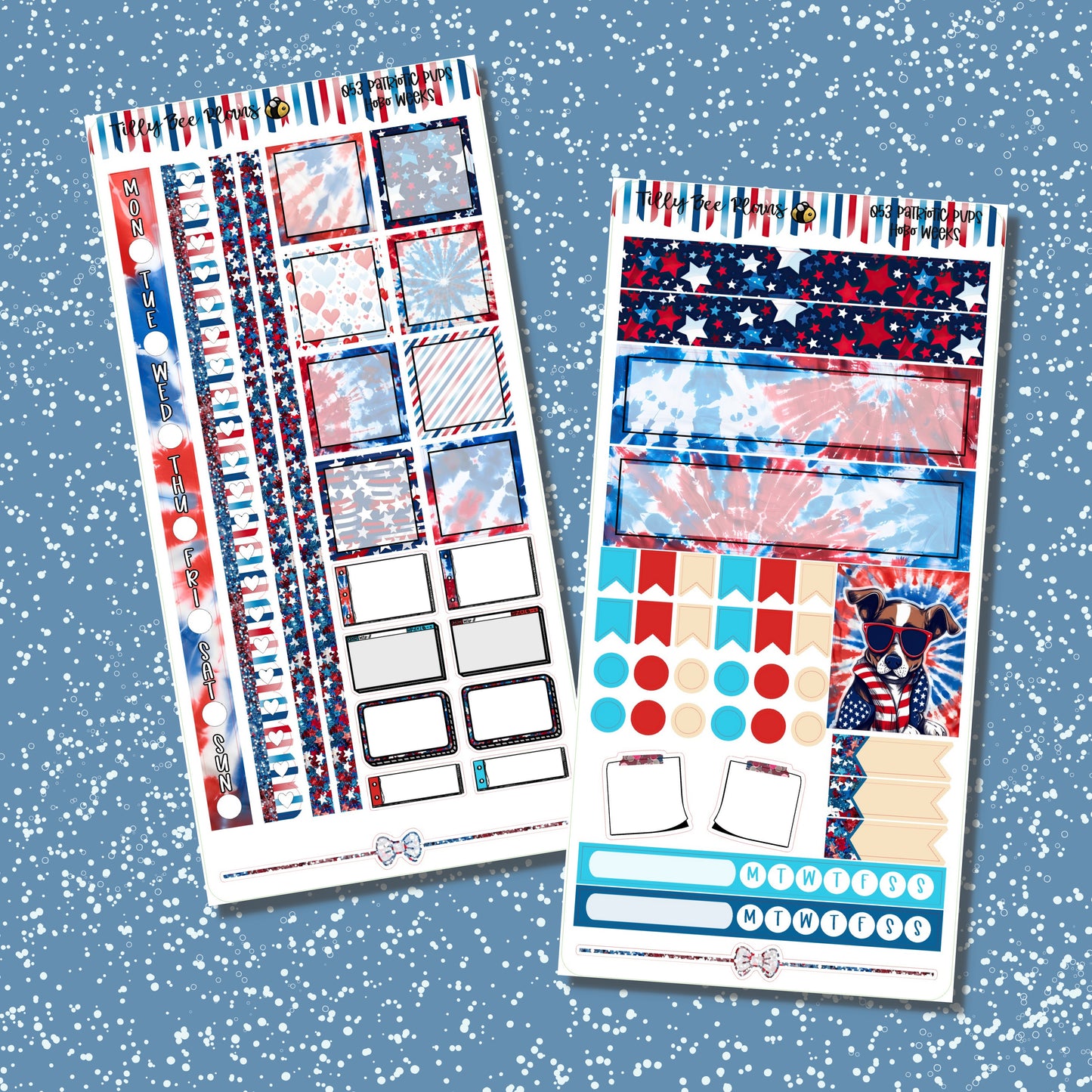 Patriotic Pups - Hobo Weeks Kit 053W