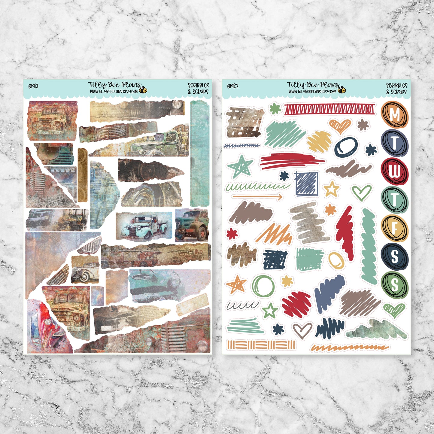 Papa's Garage - Scribbles & Scraps Journaling Kit