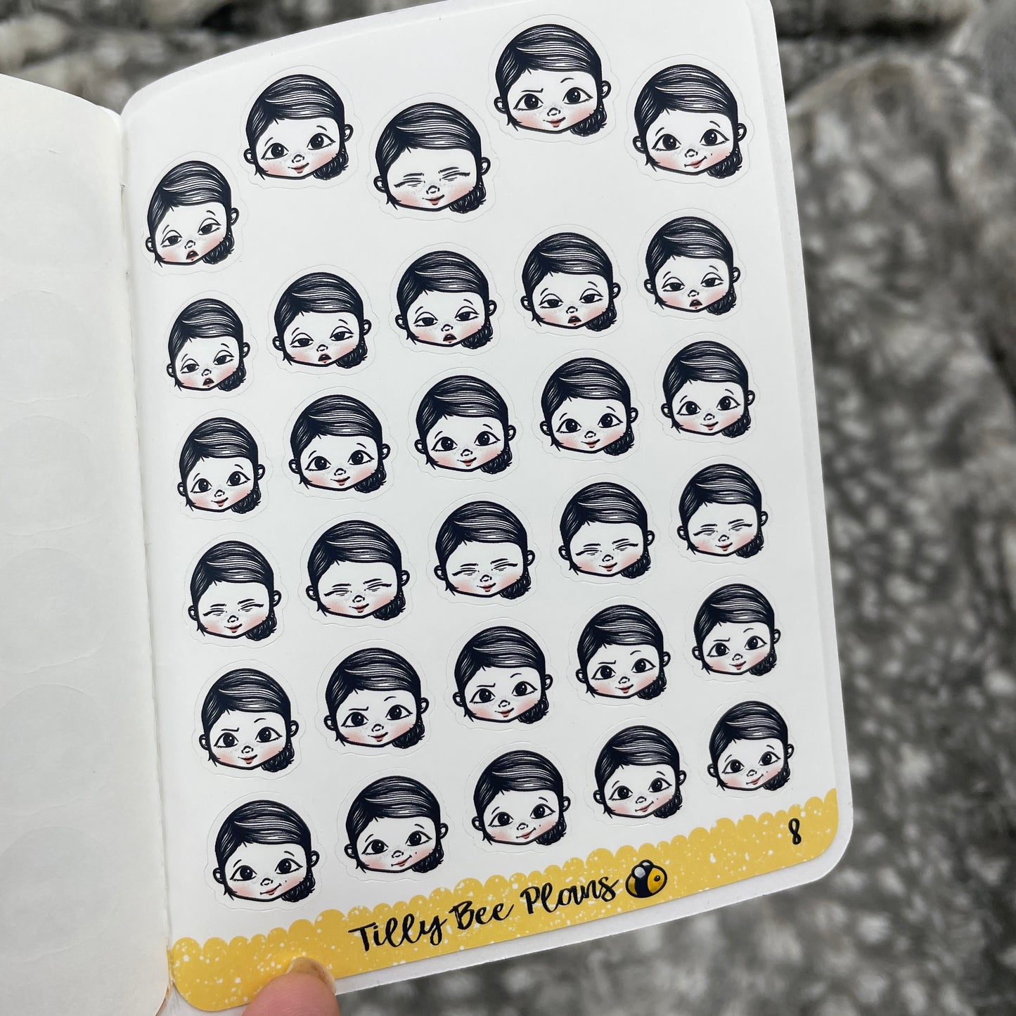 Tilly Sticker Book - Emotis