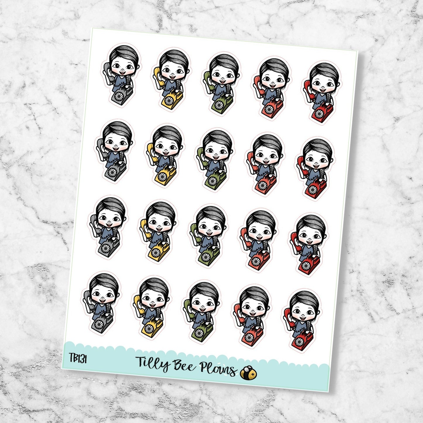 Tilly Talks on the Phone