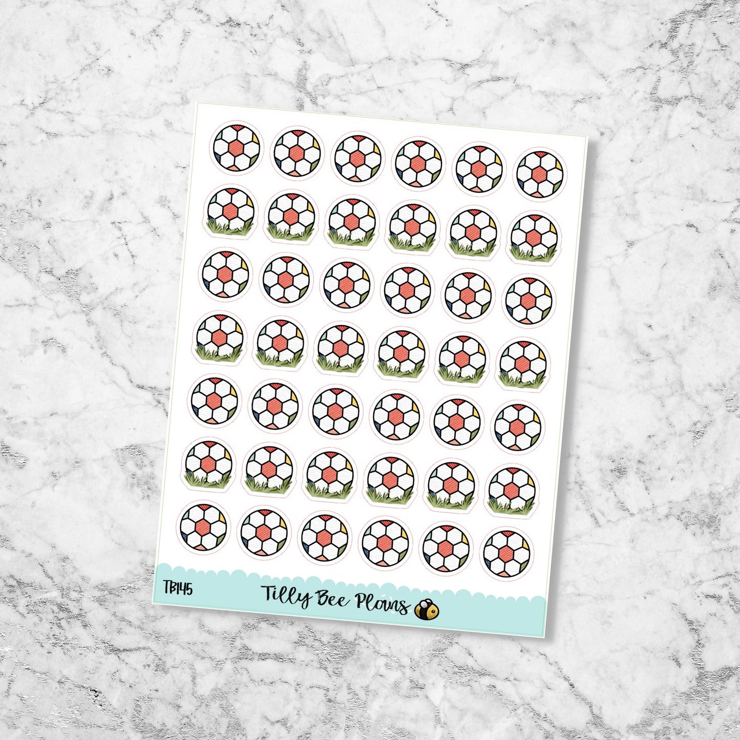 Tilly Doodle Icon Soccer Balls