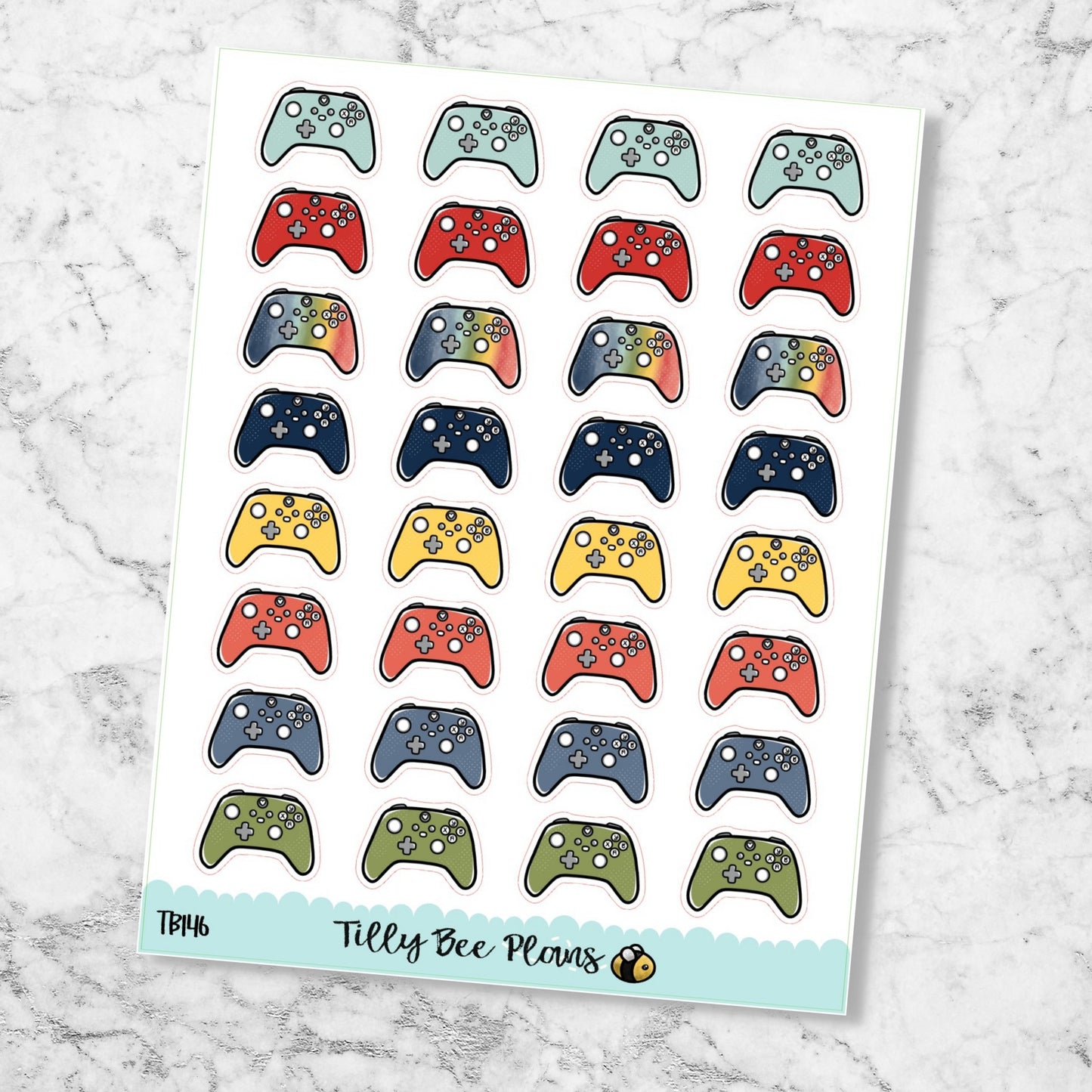 Tilly Doodle Icon Game Box Controller