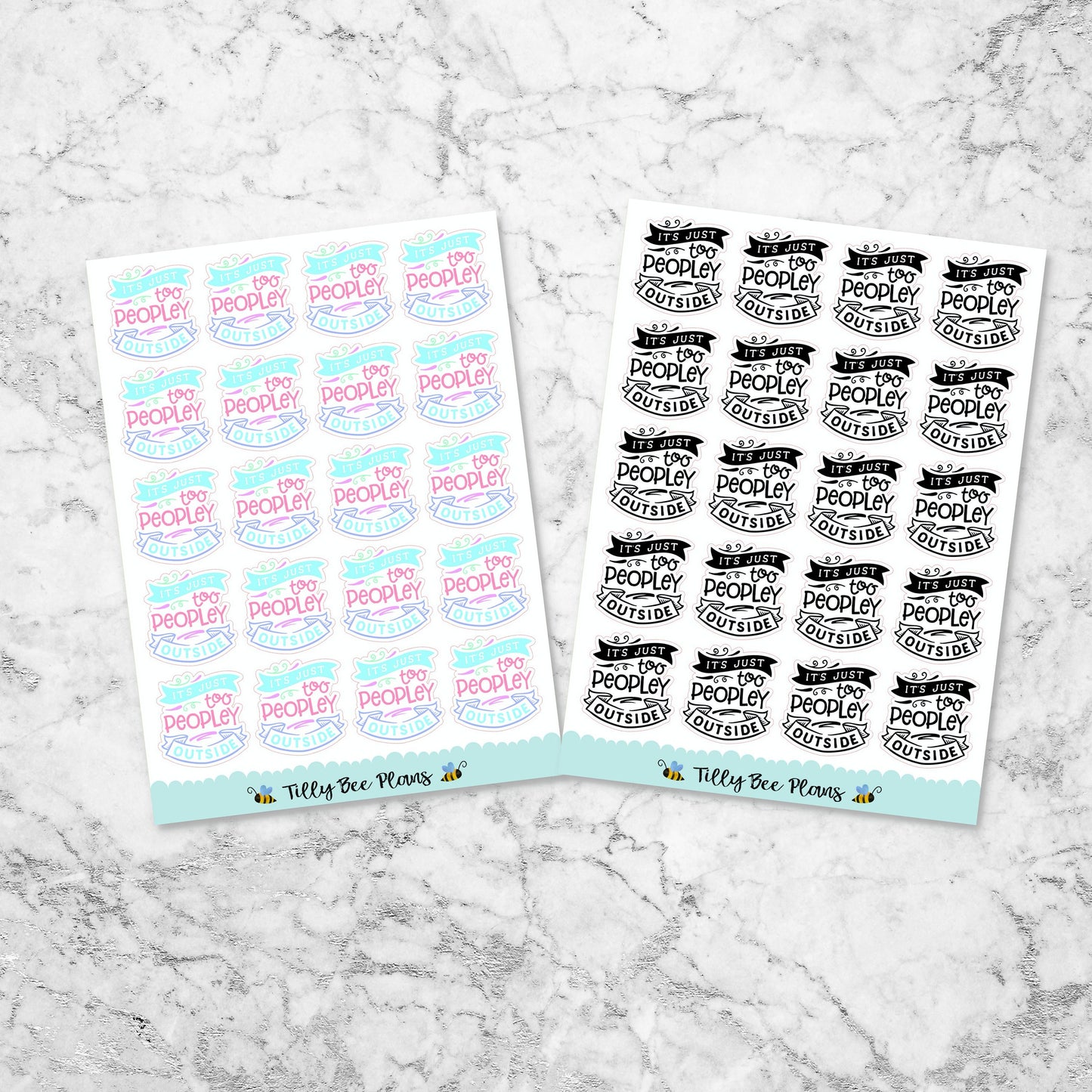 It's Too Peoply Outside