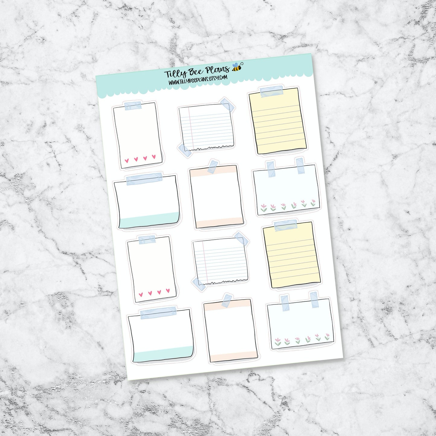 Sticky Notes Frames and Boxes