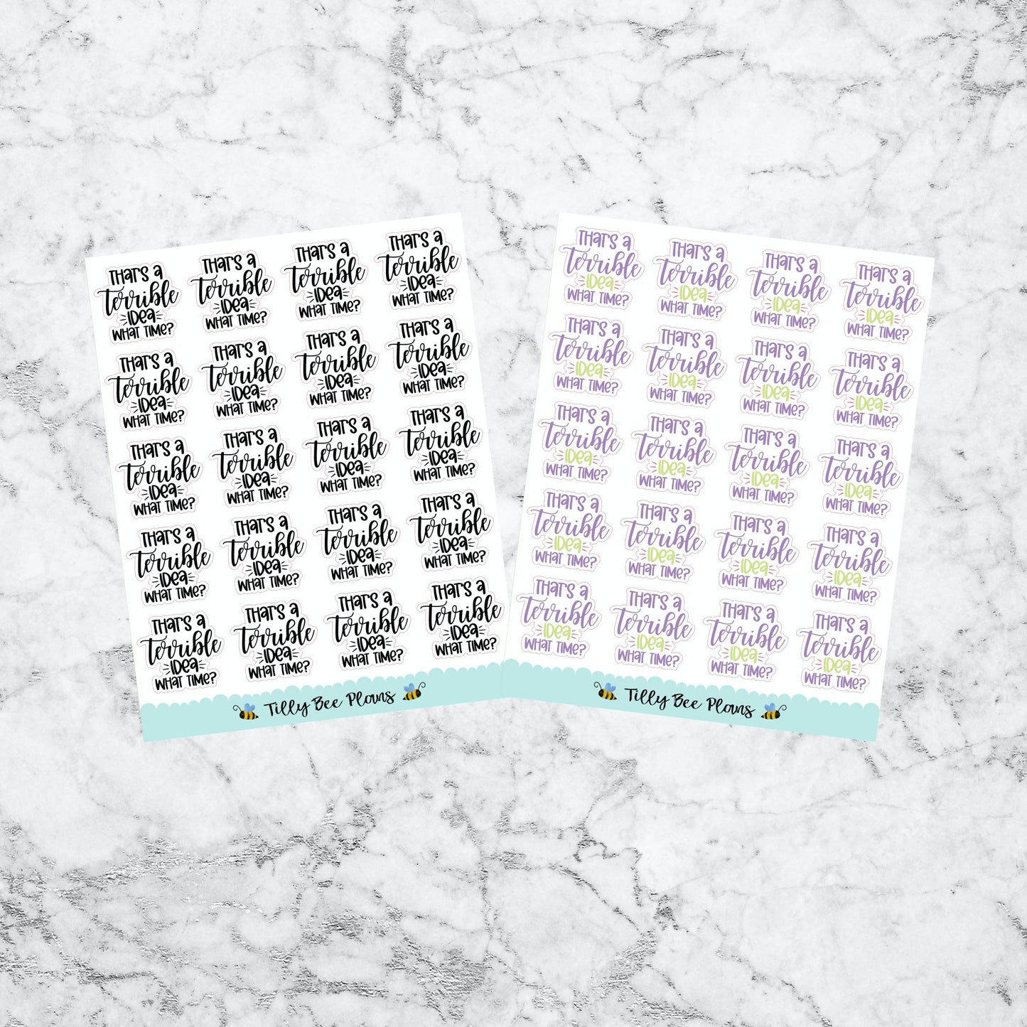 That's a Terrible Idea