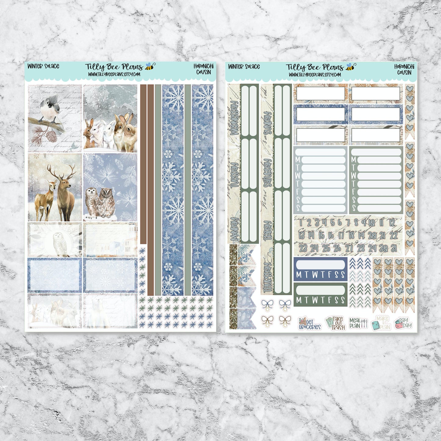 Winter Solace - Hobonichi Cousin Kit