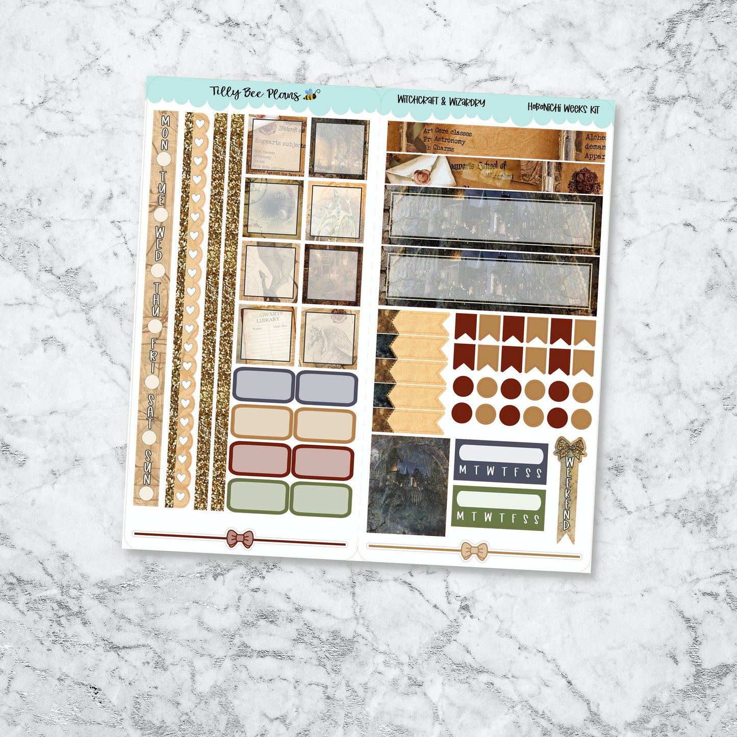 Witchcraft & Wizardry - Hobonichi Weeks Kit