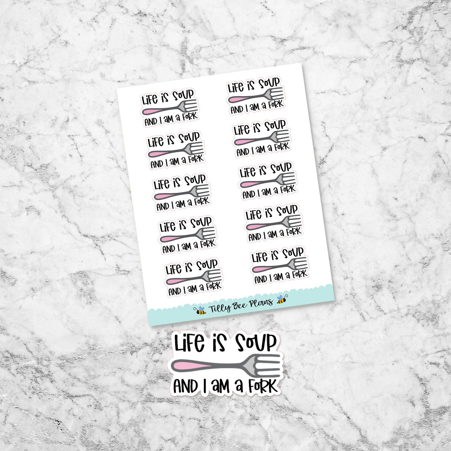 Life is soup and I am a fork - 002