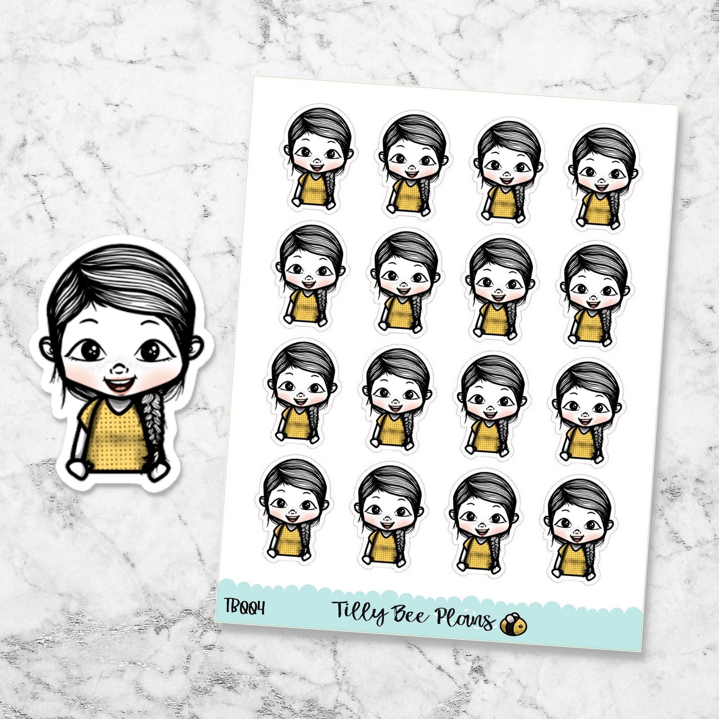 Tilly Happy Peek-a-Boo Sticker