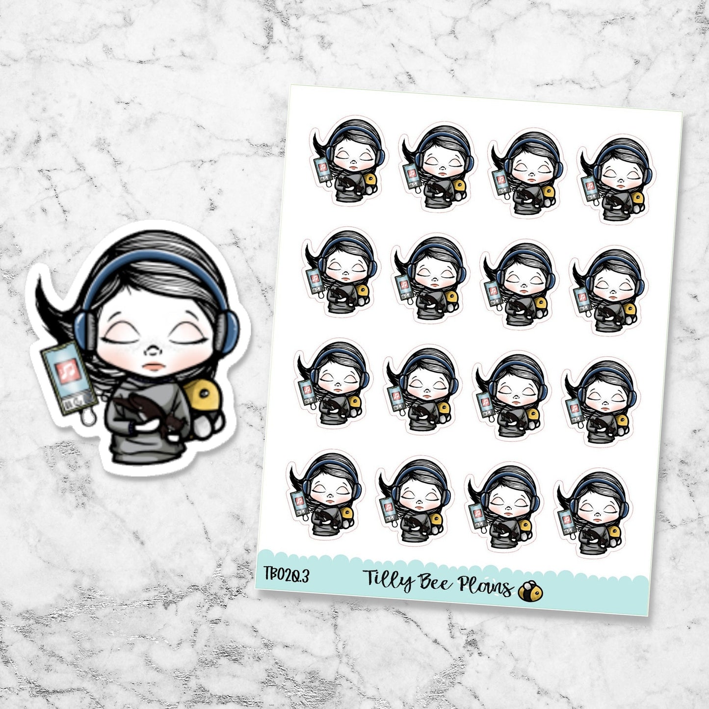 Tilly Music with Headphones