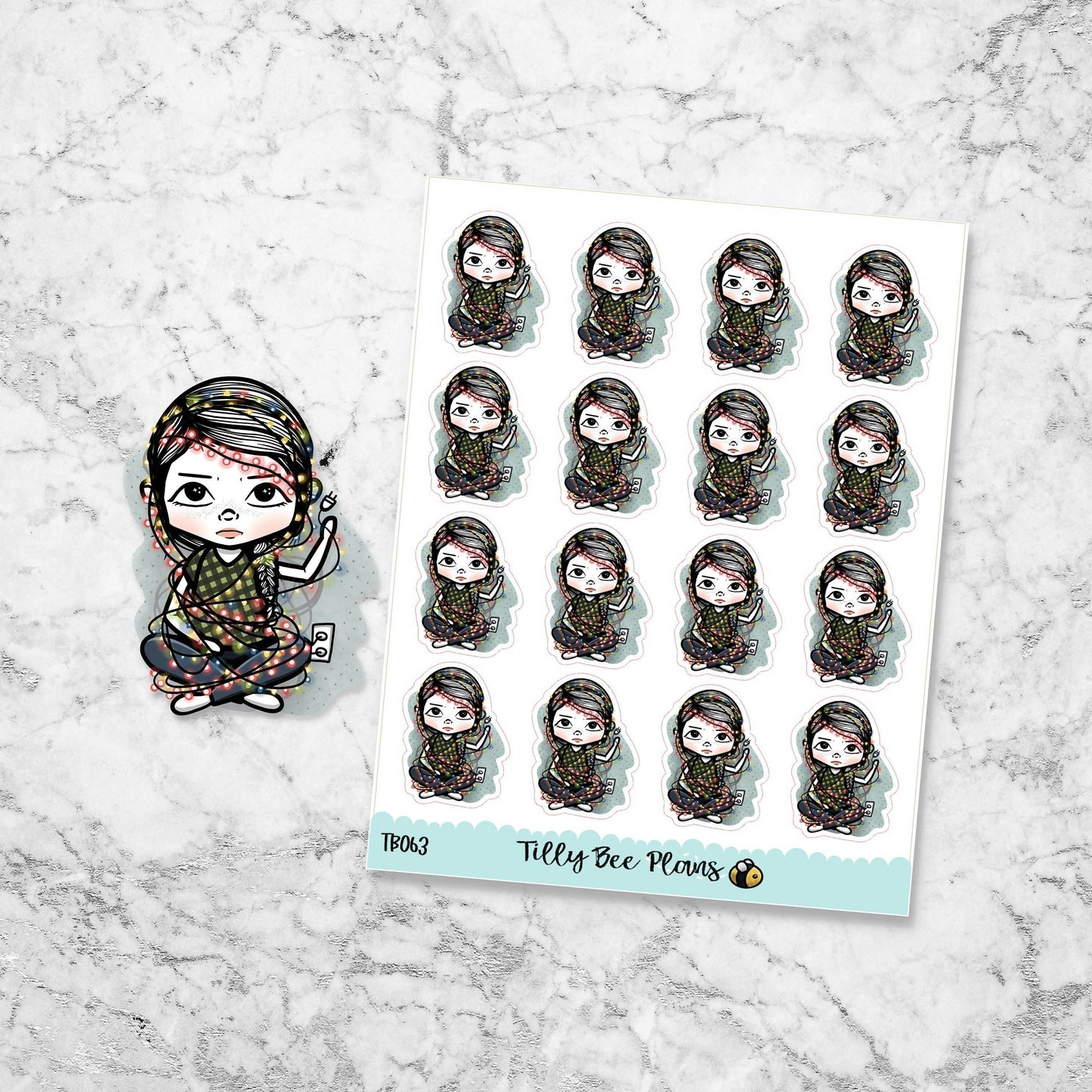 Tilly Tangled Christmas Lights