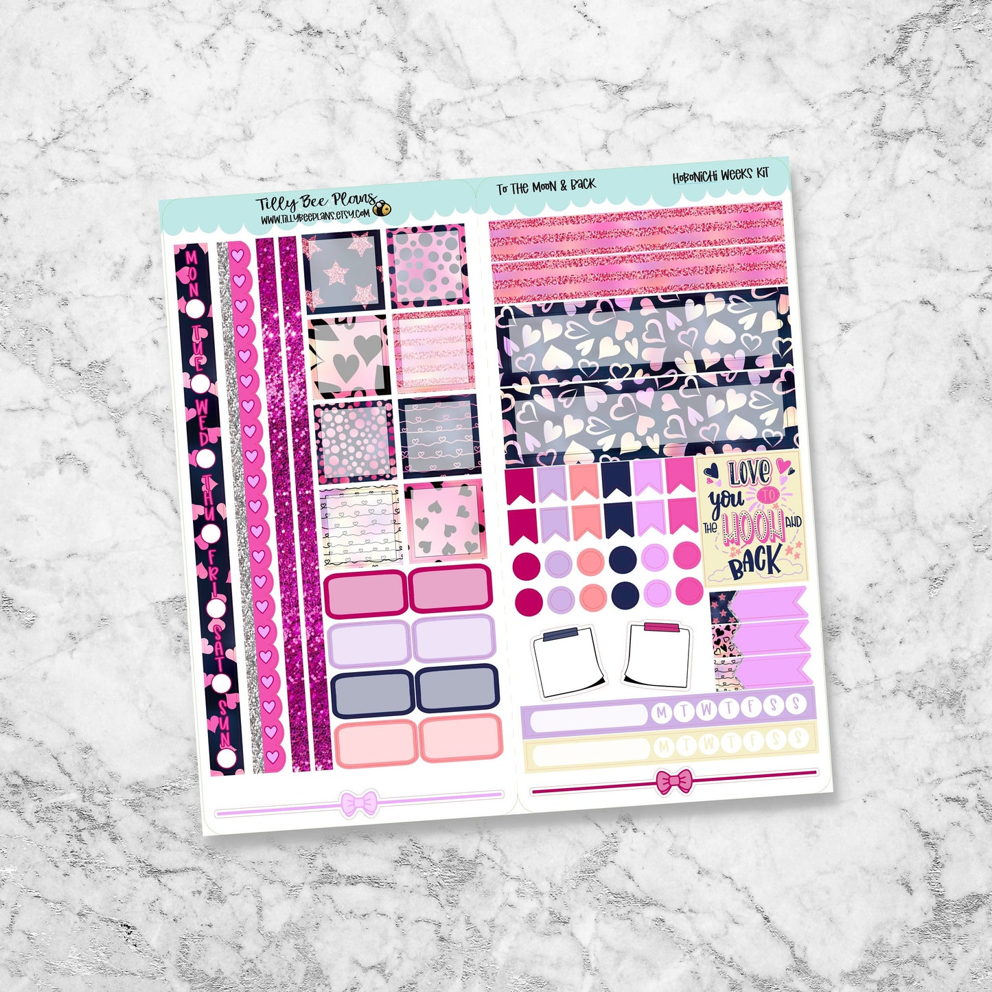 To the Moon & Back - Hobonichi Weeks Kit