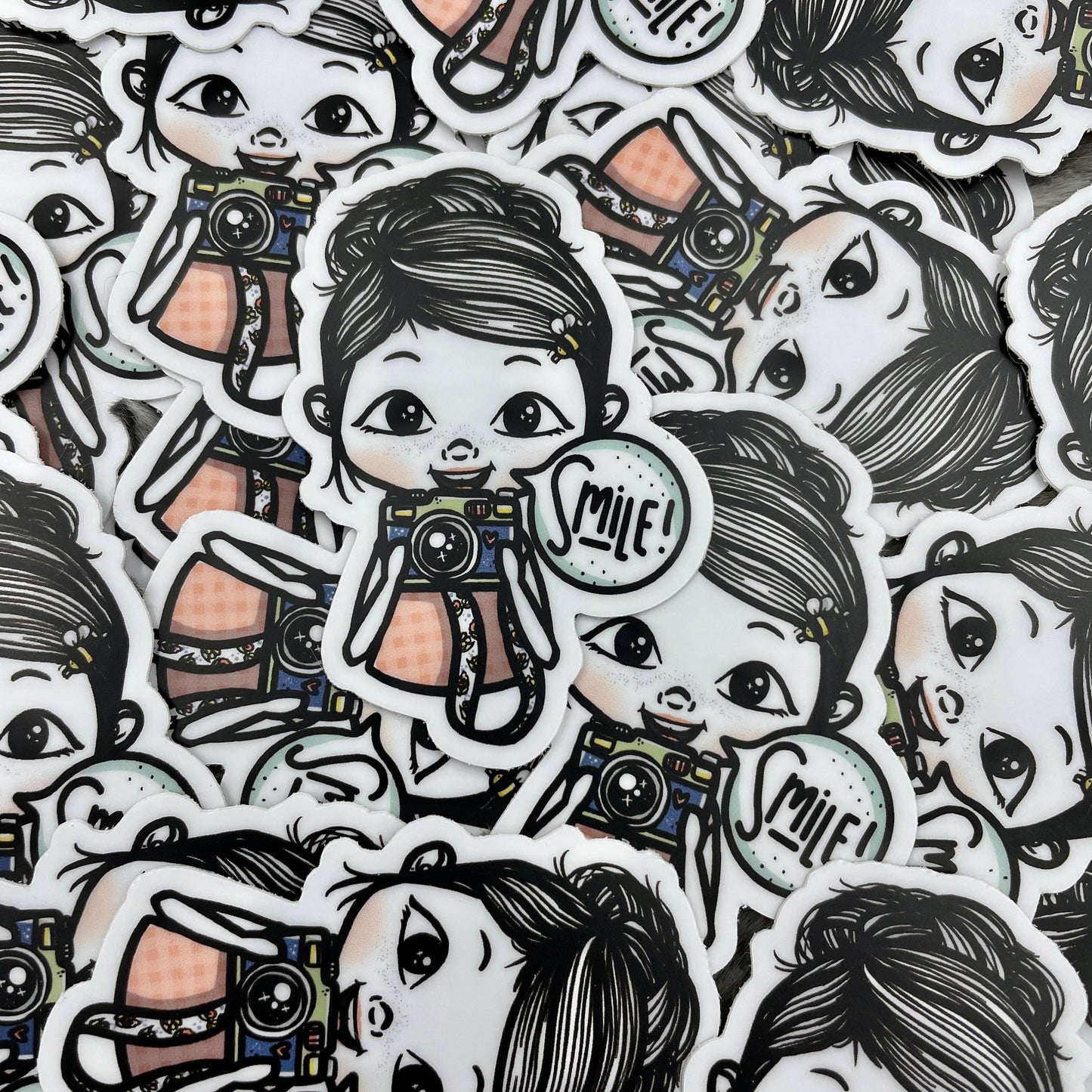 Vinyl Die Cut Sticker *Water and UV Resistant* - Tilly the Photographer