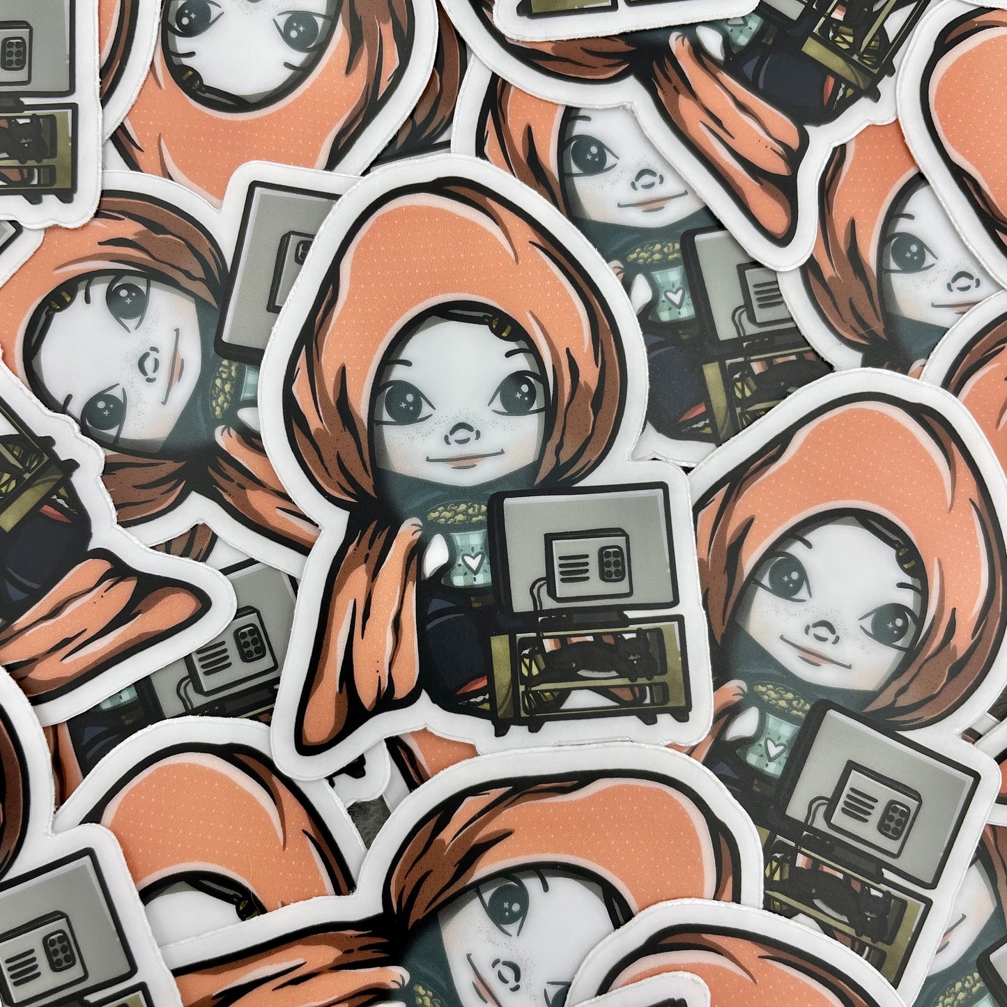 Vinyl Die Cut Sticker *Water and UV Resistant* - Tilly Movie Night