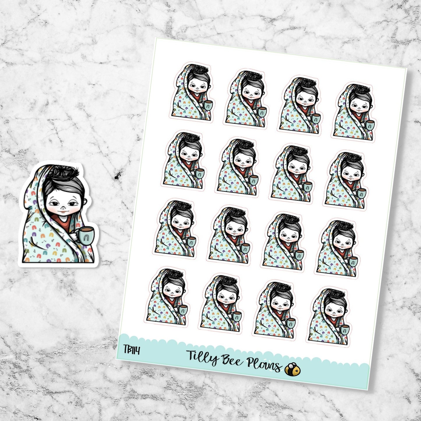 Tilly Rainbow Blanket