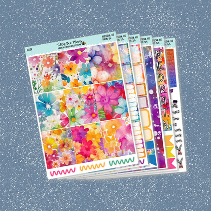 Rainbow Floral - Vertical Kit