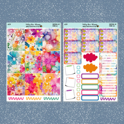 Rainbow Floral - Vertical Kit