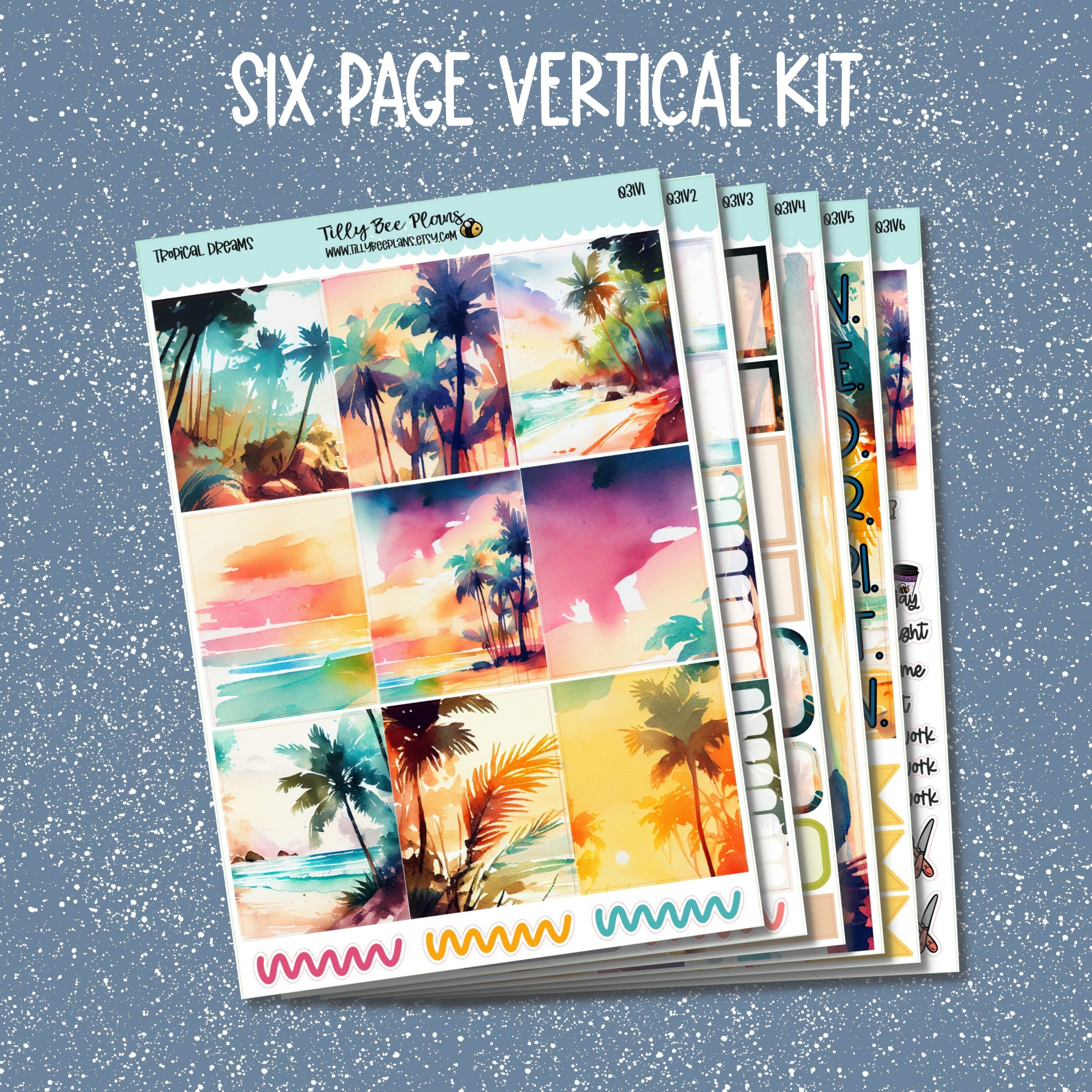 Vertical Sticker Kit – TillyBeePlans.com