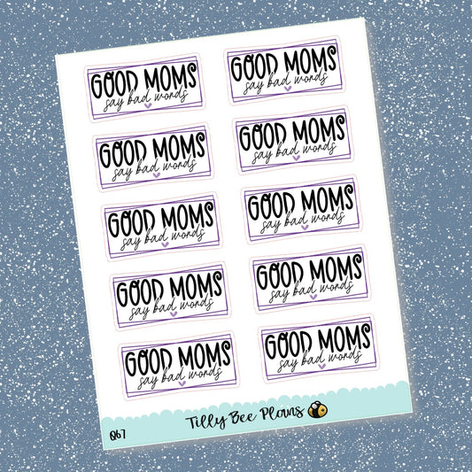 Good Moms, Bad Words