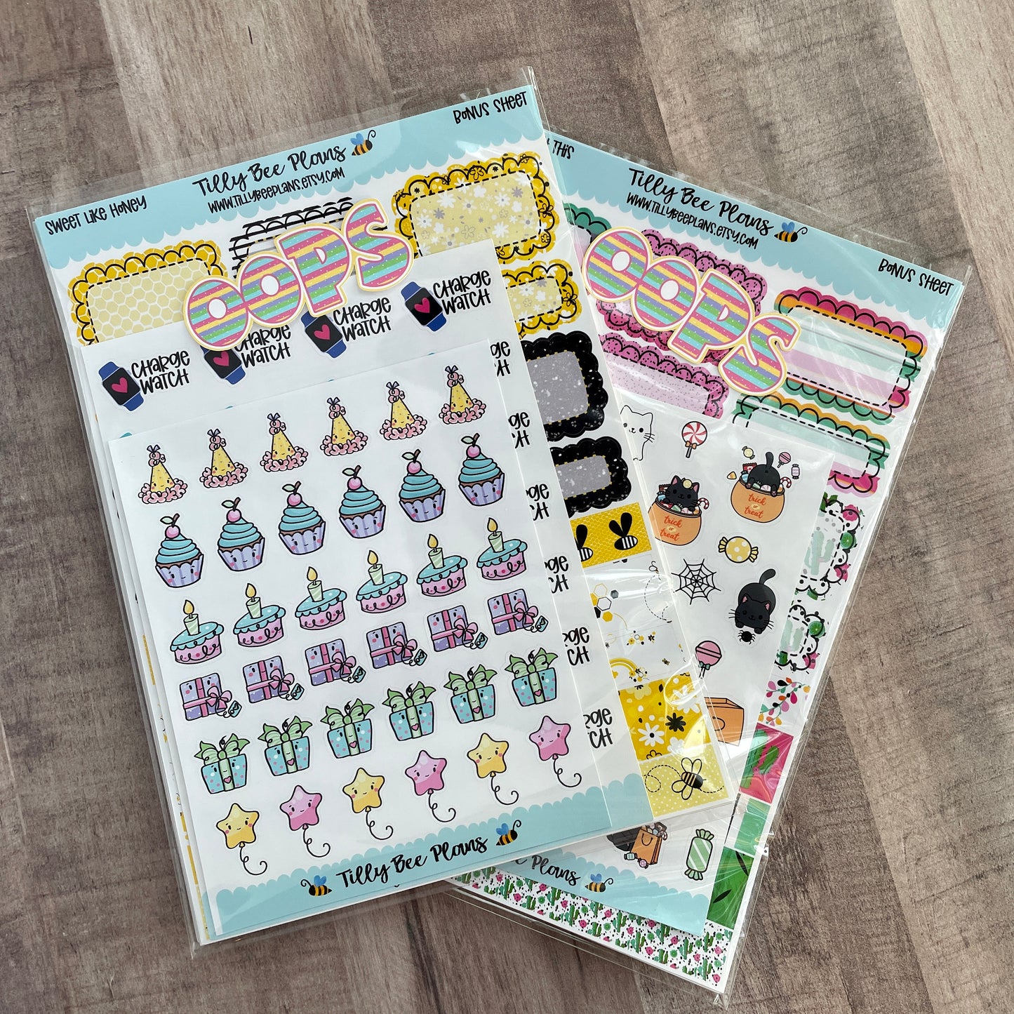 Planner Sticker Oops Bags