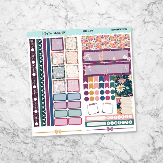 Jewel Floral - Hobonichi Kit