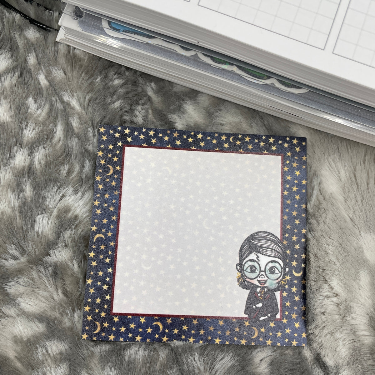 Wizard Note Pad Tilly Wizard Sticky Note Pad – TillyBeePlans.com